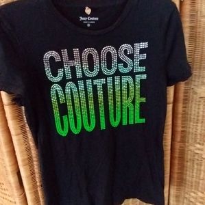 🥳 2/$20 Juicy Couture studded T shirt size M